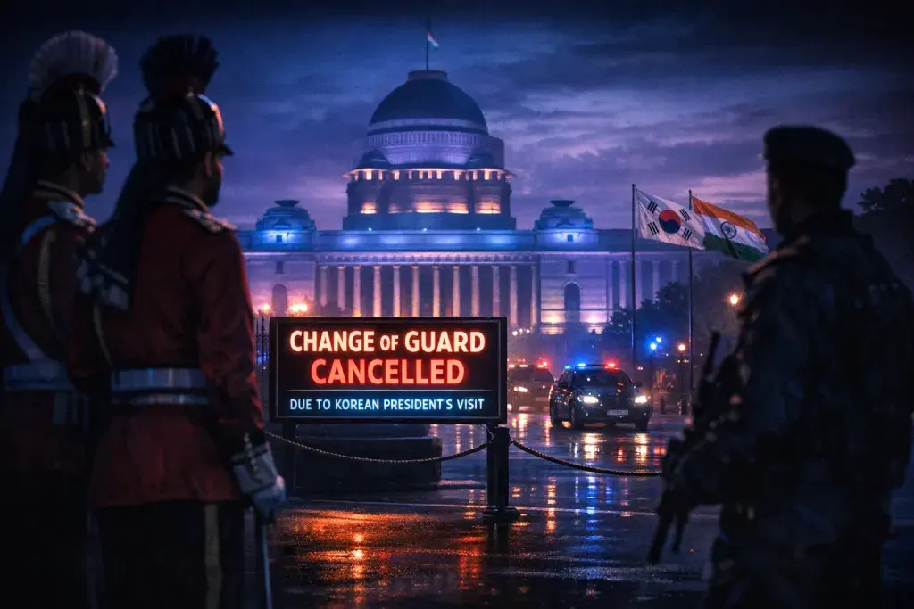 Rashtrapati Bhavan Cancels Change of Guard Ceremony for Korean President's Visit